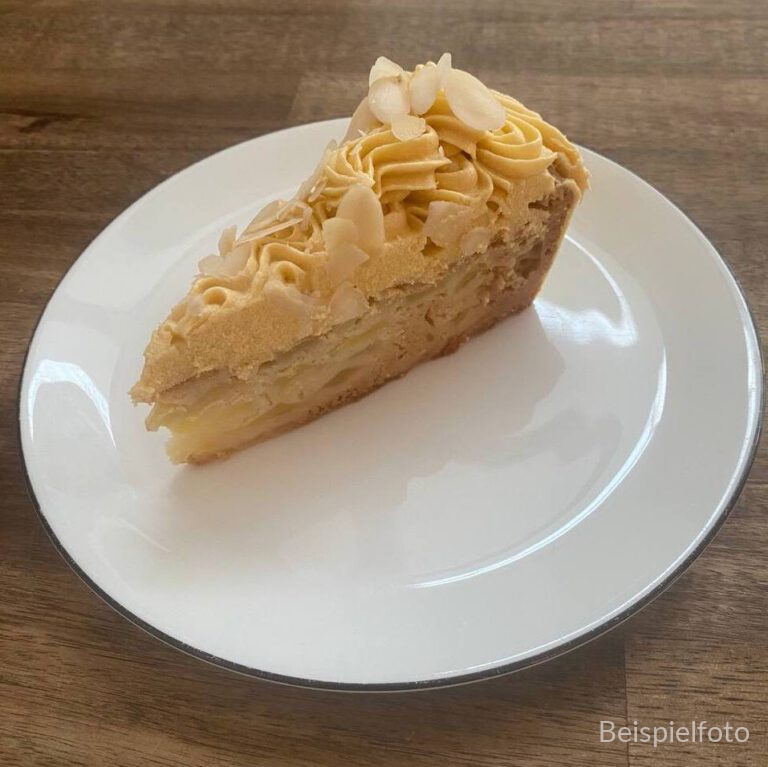 Apfelkuchen mit Vanille Creme